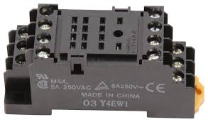 Pyf14a E Omron Industrial Automation Relay Socket Front Connecting Din Rail