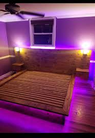 1) electric, change cans, ditch track lighting, replace with recessed over the sink, two medium sized pendants over the island, need to figure out dining area lighting 2) paint walls white and live in the space for a bit 3) new living room art and furniture (using ideas sketches out). Bedroom Color Changing Led Lights For Room Novocom Top