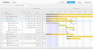 Gantt Diagramm Strukturplan Zeitplan Diese Standard Elemente Des Projektmanagement Sind Naturlich In Projektron B Projekt Planung Projekte Projektmanagement