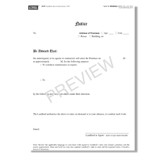 Special rules regarding 60 day notice to vacate or quit in california. New York Notice To Tenants Forms