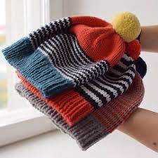 Handknit Woolen Unisex Hats Knitting Knitted Hats Baby Knitting Patterns