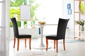 Dining chair covers provide the ideal opportunity to create a change in your room decoration. Dick Smith Nz Ovela Pack Of 8 Set Dining Chair Cover Black Home Garden Furniture Slipcovers