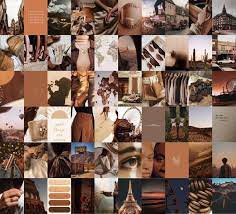 Check spelling or type a new query. Chocolate Brown Wall Collage Kit Digital Download Brown Etsy In 2021 Brown Aesthetic Photo Wall Collage Aesthetic Collage