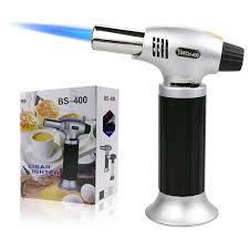 Philonext Kitchen Blow Torch Lighter Refillable Cooking Culinary Butane Torch With Safety Lock And Adjustable Fla Cooking Torch Torch Light Cooking Blow Torch