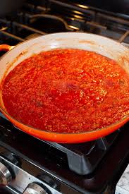 Add equal parts tomato paste and water and mix with a wooden spoon until it's blended. Easy Pasta Sauce Recipe Cook Fast Eat Well