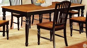 Our styles include double pedestal, leg, pub, single base and trestle tables. Mayville Black And Antique Oak Rectangular Extendable Leg Dining Table From Furniture Of America Cm3431t Coleman Furniture