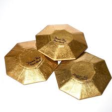 Durwin Rice Octagonal Blue Red Inspiring Friendship Quotes Decoupage Plate  Lot