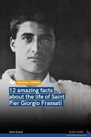 Meet newly canonized St. Pier Giorgio Frassati, who was known for his  radical generosity and love for the poor! Learn 12 amazing facts about the  new saint:  https://northtexascatholic.org/news/12-amazing-facts-about-the-life-of-saint-pier-giorgio  ...