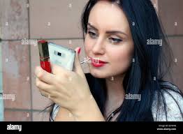 Mirror woman picture hi-res stock photography and images