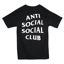 anti social social club antisocial social club mind games tee mind games t shirt black black black 2019ss assc regular article old and new