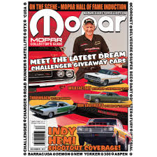 Subscribe and get the inside track on everything the mopar hobby has to offer! Printed Back Issues Shipping Us Mopar Collector S Guide Magazine