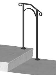 You'll get everything you need to build a rail section—top and bottom rails, supports, hardware, and deckorators® beautiful estate aluminum balusters. Shop Arch Styled Hand Railings For Concrete Steps Diy Handrails