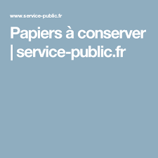 Papiers A Conserver Conservation Des Papiers Documents A Conserver Papier