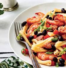 Black Beans And Rice With Sausage Slow Cooker Shrimp Sausage And Black Bean Pasta Recipe Recipe Bean Pasta Shrimp And Sausage Pasta Black Bean Pasta