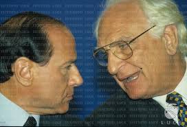 Silvio Berlusconi con Marco Pannella