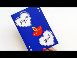 Are you looking for ideas on making diwali greeting cards for kids to send or handmade gifts to make? Diy Diwali Greeting Card Handmade Diwali Card Making Ideas How To Make Greeting Card For Diwali Youtube