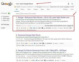 Search For Movie Names Along With An Extension On The Url Movies Dangal Movie Google Tricks