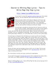 Yes free lyrics to use! How To Write Nice Song Lyrics