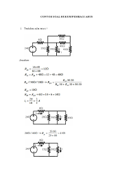 1) sekelompok lampu pijar dengan tegangan 220v/58 w, digabungkan dengan 12 lampu tl 11 w, ada 30 buah lampu pijar dan lampu tl. Contoh Soal Hukum Pembagi Arus Pdf Series And Parallel Circuits Voltage