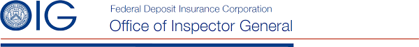 The federal deposit insurance corporation is one of two agencies that provide deposit insurance to depositors in american depository institu. Federal Deposit Insurance Corporation Ofï¬ce Of Inspector General