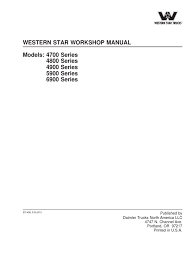 Unverified car this page is about western star 5964 has not been verified by our moderators. Western Star Workshop Manual Inba Info