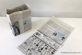 Protects papers, magazines and promotional materials from rain, snow and dirt. Recycle Old Newspapers To Make Your Own Bags