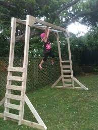 Free Standing Monkey Bars Diy Kids Playground Kids Playground Backyard For Kids