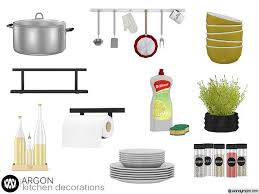Wondymoon S Argon Kitchen Decorations Sims 4 Kitchen Sims 4 Cc Furniture Sims 4