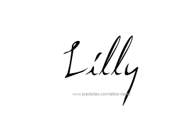 Page with 31 different designs / fonts style for the name lily. Lilly Name Tattoo Designs