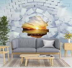 Moreover, you can easily change your theme when you get bored and go somewhere else! Trompe L Oeil 3d Wall Mural Tenstickers