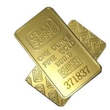 Wholesale 1oz 24ct Gold Plated Credit Suisse Layered Bullion Bar Ingot Replica Coin Switzerland Fake Gold Bar Review Ingot Gold Bar Bullion