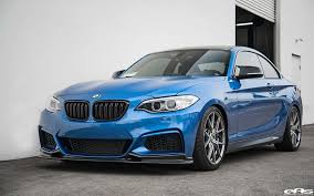 What would you like to read next? Subtle Estoril Blue Bmw M240i With Dinan Vmr Rims