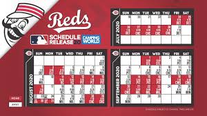 New in reds baseball 9.0.14. Cincinnati Reds 2020 Schedule Update Wrbi Radio