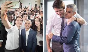 As the mayor of london unveils a major new exhibition in london, we sat down with him to discuss his plans for 2018. Sadiq Khan Brands Justin Trudeau A Leading Feminist Uk News Express Co Uk