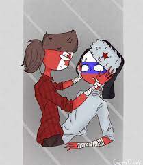 Countryhumans America X Canada