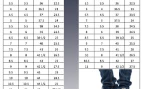 Converse Shoes Size Conversion Chart Soleracks