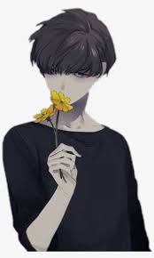 Aesthetic anime boy wallpapers top free aesthetic. Anime Animeboy Animeboy Flower Yellow Sad Boy Guro Transparent Png 1024x1655 Free Download On Nicepng