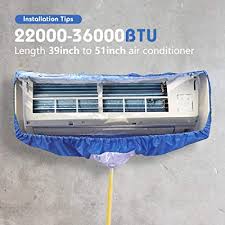Turn off the power to the unit. Buy Forestchill Air Conditioner Waterproof Cleaning Cover Kit Dust Washing Clean Protector Bag For Mini Split Ac Units 22000 36000btu Online In Kazakhstan B086qn9ff3