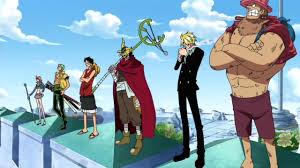 Strawhats Stand Against Cp9 In Enies Lobby One Piece Manga One Piece Anime Anime