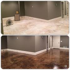 Espreso Treated Cement Floor Google Search Basement Makeover Finishing Basement Basement Remodeling