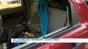 ABC7 News team's car is targeted while crew covers a press conference