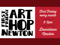 First Friday Art Hop in Downtown Newton