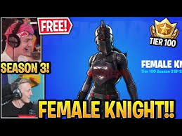 So, to help you get fitted, this list is ranking all outfits. Streamers React To New Season 3 Female Black Knight Tier 100 Skin In Fortnite Battle Pass Youtube