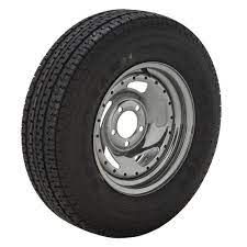 At 28 lbs and 75$, trailer king tire is a lightweight and affordable option for your travel trailer wheels. Goodyear Marathon 205 75 R 14 Radial Trailer Tire 5 Lug Chrome Directional Rim Camping World