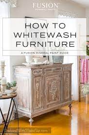 Just in case you missed them, here is week one and here is week two of my master bedroom makeover. Whitewash How To Fusion Mineral Paint White Washed Furniture Furniture Makeover Cheap Furniture Makeover
