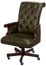 Now let's talk about style! Casa Padrino Luxury Chesterfield Office Chair Dark Green Dark Brown 71 X 76 X H 114 Cm Height Adjustable Mahogany Desk Chair With Genuine Leather Office Furniture Chesterfield Furniture