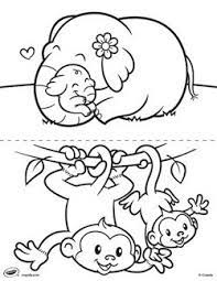 Baby Animal Coloring Pages Round Up Fun Finds For Families Elephant Coloring Page Monkey Coloring Pages Animal Coloring Pages