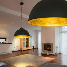 Led Decken Lampe ø40 Cm Schwarz Gold Loft Design Industrie