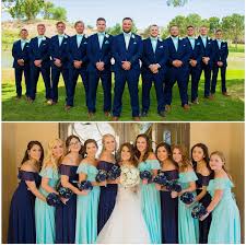 Navy Aqua Wedding Aqua Blue Wedding Aqua Bridesmaid Dresses Aqua Wedding Dress