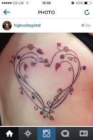 Maybe you would like to learn more about one of these? Pin By Elaine Bowen On Tattoos Heart Tattoos With Names Vine Tattoos Heart Tattoo Designs